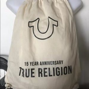 New without tags Authentic True Religion back pack